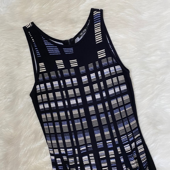 NIC+ZOE Sleeveless Print Knit Fit and Flare Dress - Picture 2 of 8